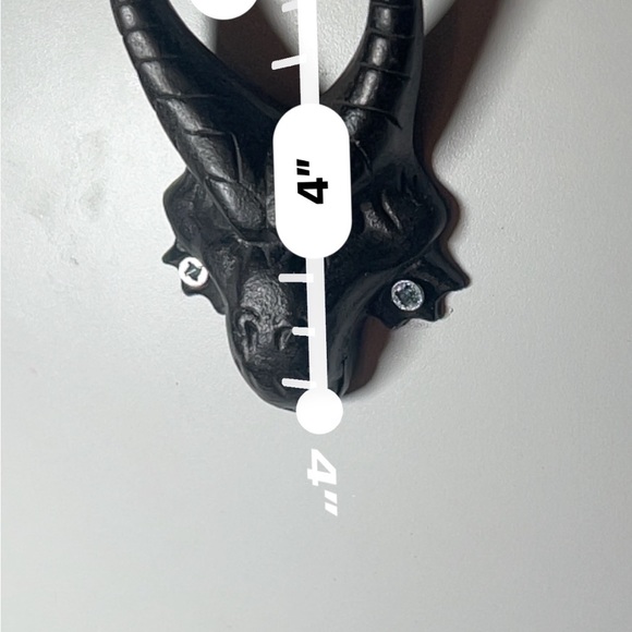 midevil fantasy Renaissance dragon hook, wrought iron 2"x4 metalwork blacksmith - Picture 10 of 11